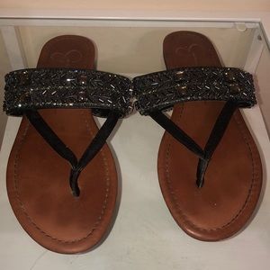 Jessica Simpson Embellished Sandals Size 8